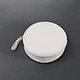 New round mini cosmetic bag girly hand-held storage bag carry-on powder puff lipstick zipper bag manufacturer